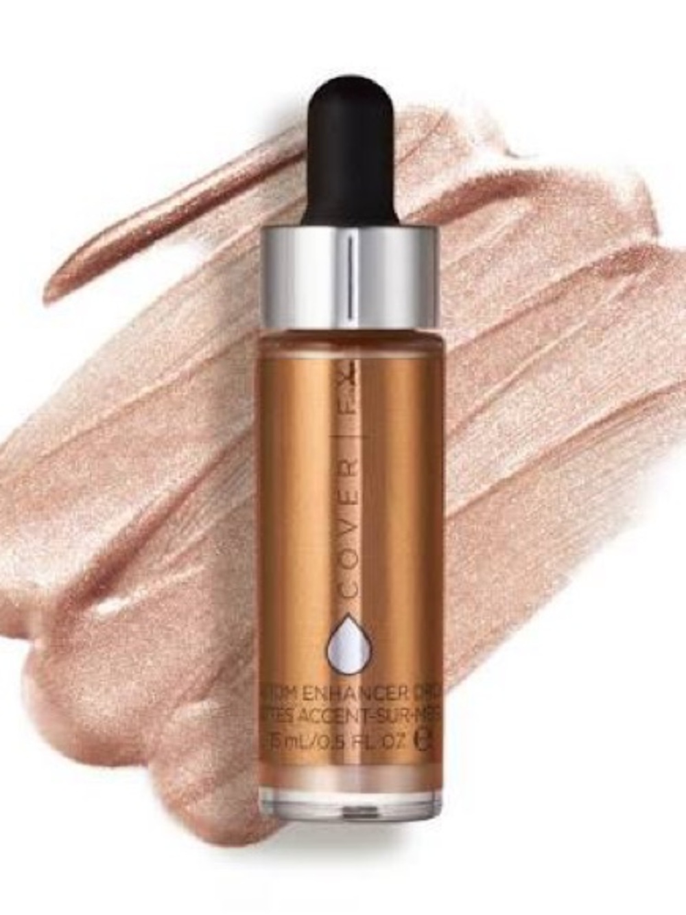 COVER FX Liquid Highlighter - Rose Gold Bronze Glow
